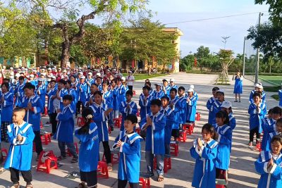 Học sinh trường Tiểu học Xuân Phú giao lưu cùng hệ thống Anh ngữ Quốc tế Ocean Edu năm học 2025-2026