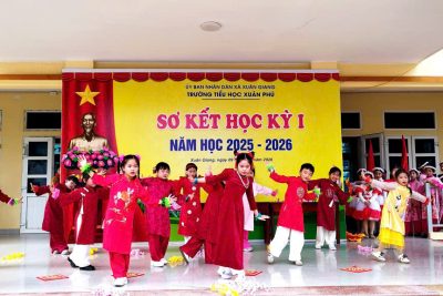 Lễ sơ kết học kì 1 năm học 2025-2026 trường Tiểu học Xuân Phú