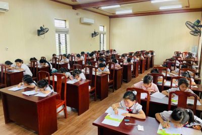 Khảo sát học sinh Viết Đúng – Viết Đẹp cấp trường ngày 06/4/2026