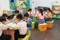 Hình ảnh trường tiểu học Xuân Phú tổ chức tuyên truyền, phát động Cuộc thi Đại sứ Văn hóa đọc năm học 2025-2026